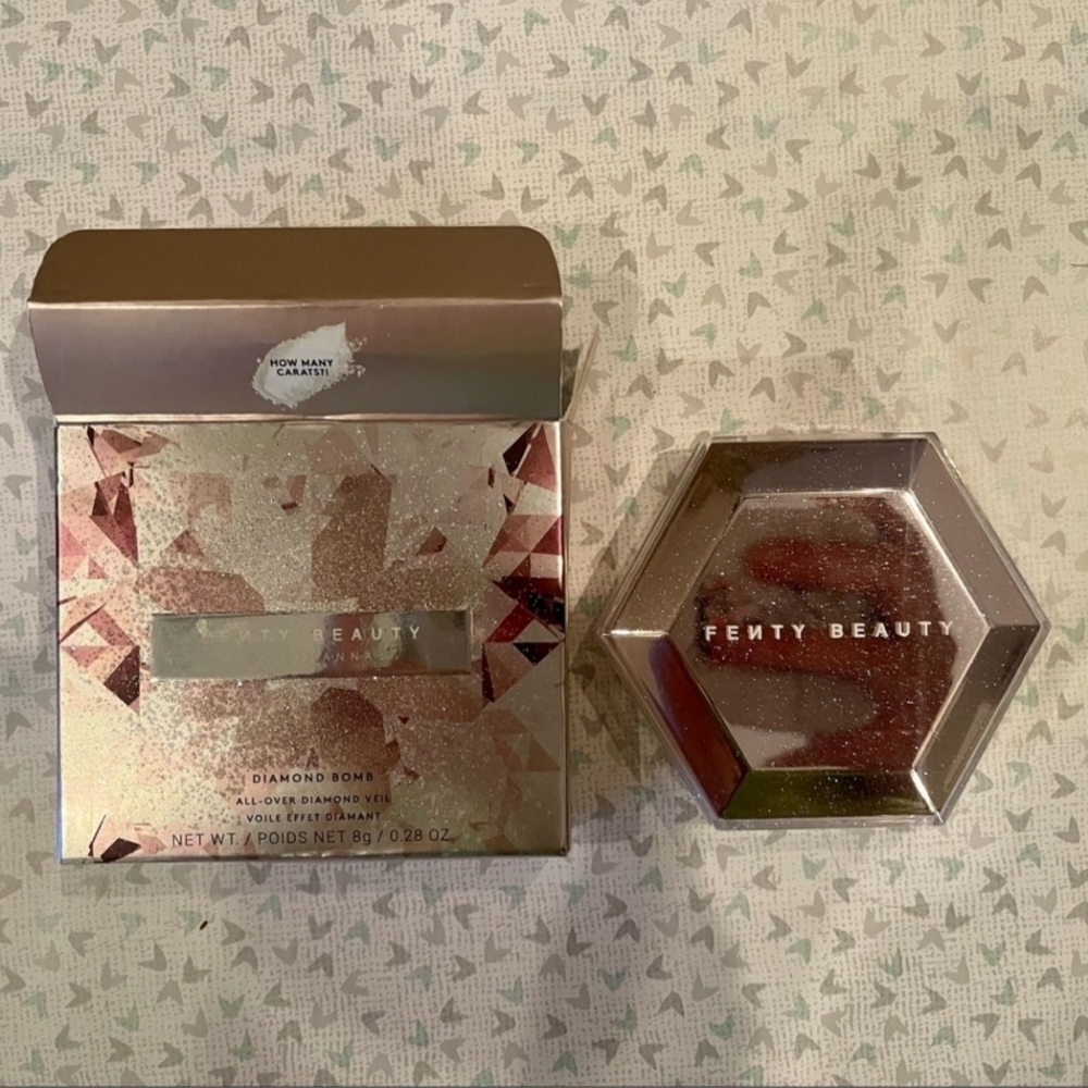 Fenty Beauty Diamond Bomb All-OverDiamond Veil Higlighter. How ManyCarats NEW!
